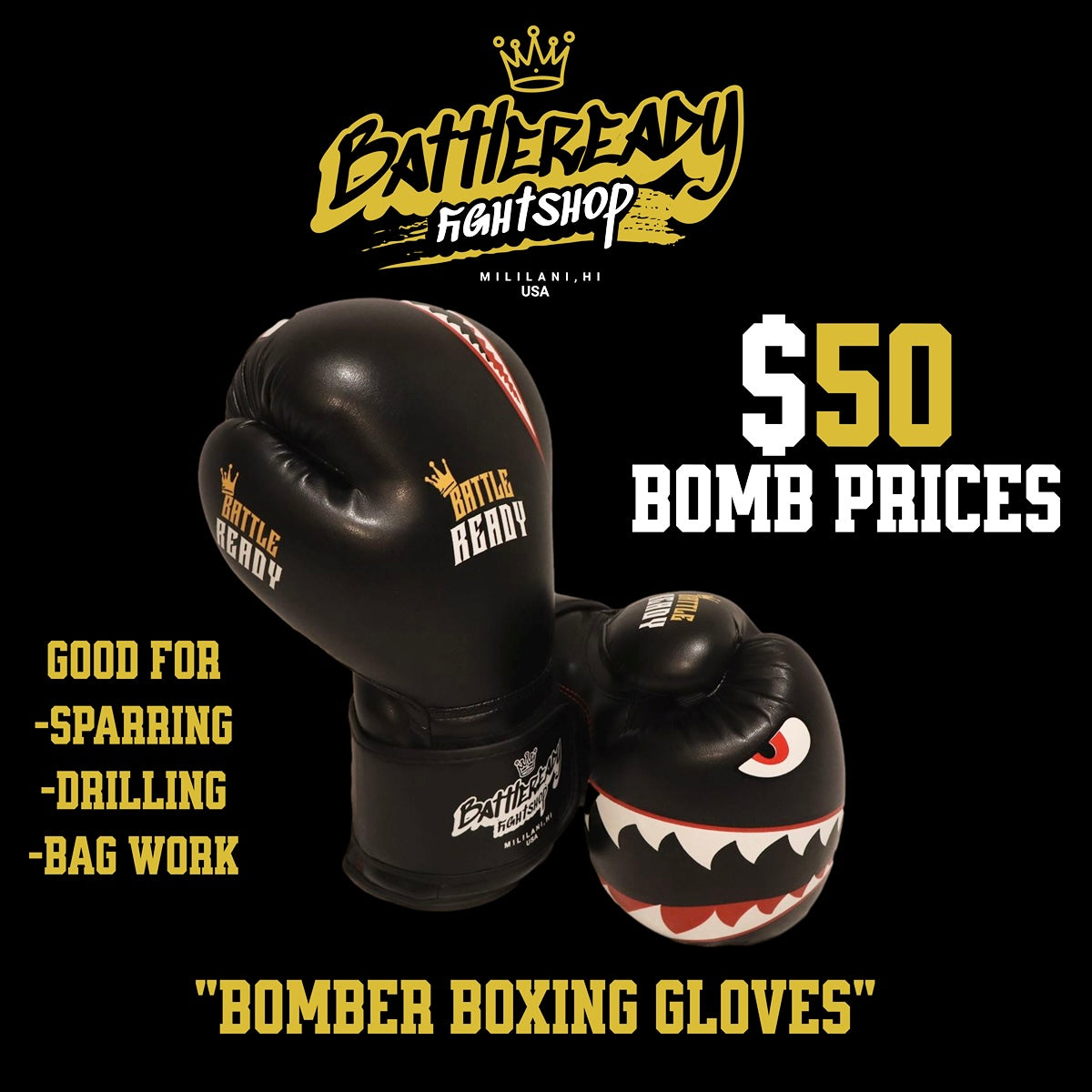 Bomber Boxing Gloves