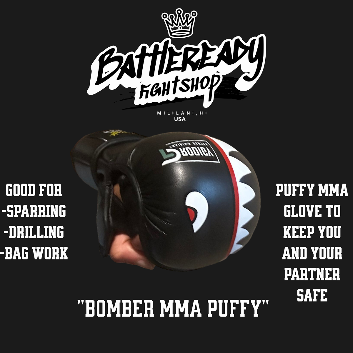 Bomber MMA puffy